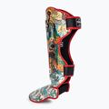 Top King Culture Protezioni per tibia e piede in pelle nera TKSGCT-CN 3