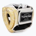Casco da pugilato Top King Super Star bianco/oro 3