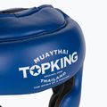 Casco da boxe Top King a copertura totale blu 4
