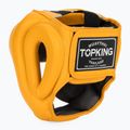 Casco da boxe Top King a copertura totale giallo 3