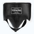 Top King Protezione pancia in vera pelle nera