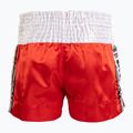 Pantaloncini da allenamento Top King Thai Boxe rosso/bianco 2