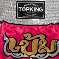 Pantaloncini da allenamento Top King Thai Boxe rosa/bianco 3