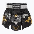 Pantaloncini da allenamento Top King Thai Boxe nero/bianco/oro