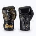 Guanti da boxe Fairtex Glory Kickboxing Competition Training nero/oro