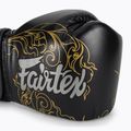 Guanti da boxe Fairtex Glory Kickboxing Competition Training nero/oro 5