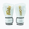 Guanti da boxe Fairtex Glory Kickboxing Competition Training bianco