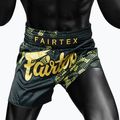 Pantaloncini da allenamento Fairtex Muay Thai S1931 Heart of Gold nero/oro 3