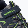 Merrell Trail Chaser, scarponcini da trekking per bambini, blu/verde 8