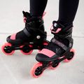 Pattini a rotelle da donna K2 Trio LT 100 nero/rosa 9