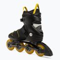 Pattini a rotelle da uomo K2 F.I.T. 90 Boa nero/giallo 3