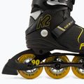 Pattini a rotelle da uomo K2 F.I.T. 90 Boa nero/giallo 7