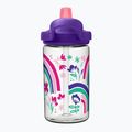 CamelBak Eddy+ 400 ml bottiglia da viaggio per bambini con fiori arcobaleno 4