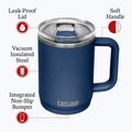 CamelBak Thrive Mug Tazza termica isolata SST 470 ml navy 5