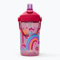 Bottiglia da viaggio CamelBak Thrive Flip Straw Kids 400ml arcobaleno floreale 2