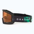 DRAGON DX3 L OTG celeste/lumalens ambra maschere da sci 4