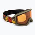 Maschera da sci DRAGON DXT OTG leafy camo/lumalens amber