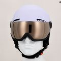 Alpina Arber Visor Q Lite casco da sci lilla opaco 7