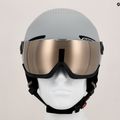 Casco da sci Alpina Arber Visor Q Lite grigio opaco 7
