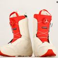 Scarponi da snowboard da donna Salomon Ivy Boa SJ Boa sabbia sbiancata/latte di mandorla/rosso aurora 11