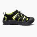 Sandali per bambini KEEN Newport H2 black/lime green 3