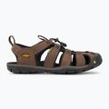 KEEN Clearwater Cnx Pelle terra scura/nero sandali da uomo 2