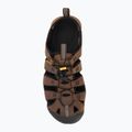KEEN Clearwater Cnx Pelle terra scura/nero sandali da uomo 5