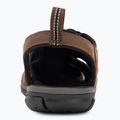 KEEN Clearwater Cnx Pelle terra scura/nero sandali da uomo 6