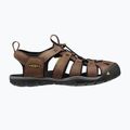 KEEN Clearwater Cnx Pelle terra scura/nero sandali da uomo 8