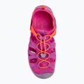 KEEN Moxie, sandali da trekking per bambini in vino viola/nasturzio 6