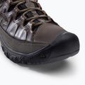 Scarpe da trekking da uomo KEEN Targhee III Mid WP bungee cord / nero 7