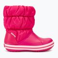 Crocs Winter Puff Bambini stivali da neve rosa confetto 2