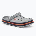 Crocs Crocband infradito grigio chiaro/navy