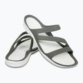 Ciabatte Crocs Swiftwater Sandal W fumo/bianco da donna 9