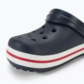 Crocs Crocband Clog Ciabatte per bambini navy/rosso 8