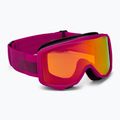Occhiali da sci Atomic Count JR per bambini Cilindrico berry/rosa rosso