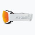 Occhiali da sci Atomic Revent Stereo grigio chiaro/rosso 4