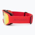 Occhiali da sci Atomic Savor Stereo rosso/giallo stereo 4