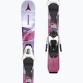 Sci da discesa per bambini Atomic Maven Girl JTXS + attacchi C5 GW rosa 10