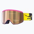 Occhiali da sci Atomic Four Pro Signature NMC rosa polvere/oro ambrato foto hd/chiaro