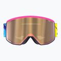 Occhiali da sci Atomic Four Pro Signature NMC rosa polvere/oro ambrato foto hd/chiaro 2