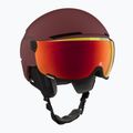Casco da sci Atomic Savor Visor Stereo maroon/red stereo