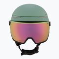 Casco da sci Atomic Revent GT Amid Visor HD pistacchio/rosa rame hd 2