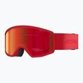 Maschera da sci per bambini Atomic Four Jr Flash red/red flash 5