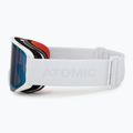 Maschera da sci Atomic Savor M Stereo white/blue stereo 4