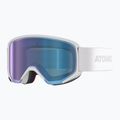 Maschera da sci Atomic Savor M Stereo white/blue stereo