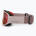 Maschera da sci Atomic Savor M Photo gull gray/red photo 4