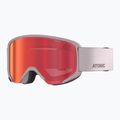 Maschera da sci Atomic Savor M Photo gull gray/red photo