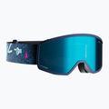 Maschera da sci per bambini Atomic Four Jr Flash graphic/ocean/blue flash