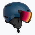 Casco da sci Atomic Revent Visor Photo deep ocean/red photo